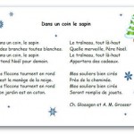 Chanson Dans un coin le sapin Gloasgen et Grosser