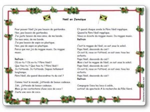 Chanson Noël en Jamaïque Compagnie Dans les bacs à sable
