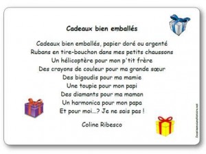 Comptine Cadeaux bien emballés