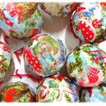 Fabriquer une Boule de Noël en décopatch maternelle