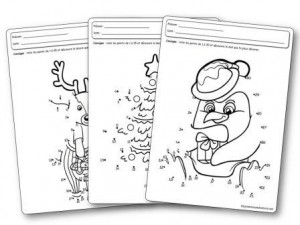 Fiches d activités Jeux des points à relier de Noëll