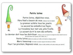 Jeu de doigts Petits lutins