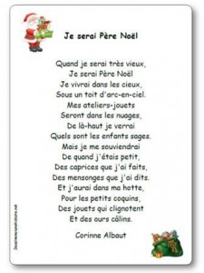 Poésie Je serai Père Noël Corinne Albaut