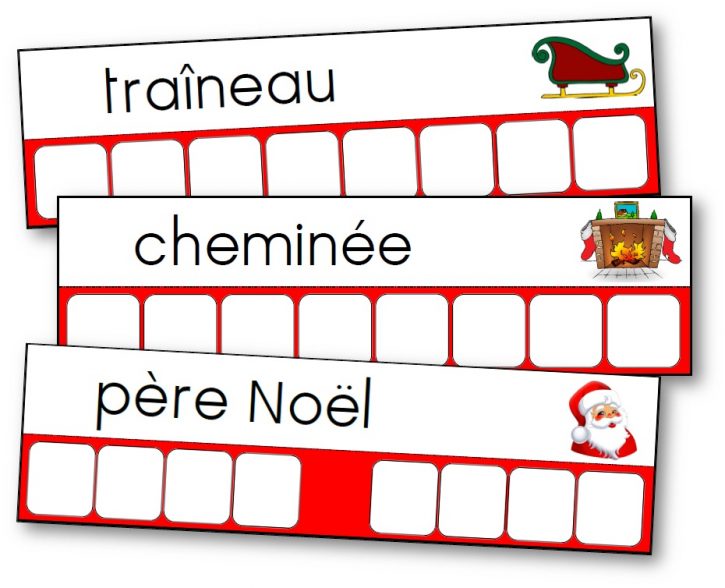 Atelier d'écriture des mots de Noël