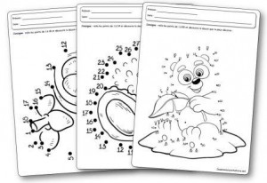 Fiches d activités Jeux des points à relier Asie maternelle