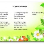 Chanson Le petit printemps Versini