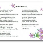 Chant du Printemps