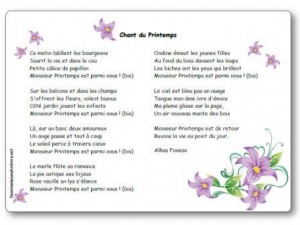 Chant du Printemps