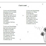 Comptine C'est le vent