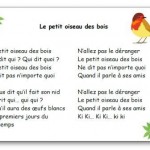 Comptine Le petit oiseau des bois
