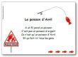 Comptine Le poisson d'avril