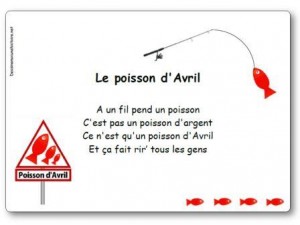 Comptine Le poisson d'avril