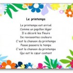 Comptine Le printemps (Le printemps est revenu...)