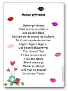 Comptine Maman printemps