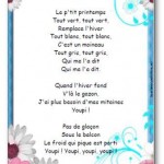 comptine Le p tit printemps