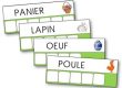 Atelier des mots de Pâques image des fiches à imprimer