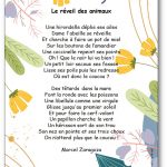 Poésie Le réveil des animaux de Marcel Zaragoza