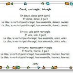 Chanson Carré rectangle triangle de Jémy
