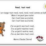 Comptine Rond tout rond Marie Claude Clerval