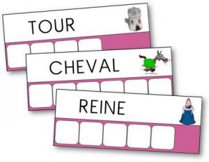Atelier des mots du Moyen Age château princesse chevalier