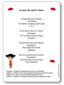 Comptine Au pays des petits chinois