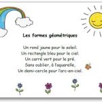 Comptine Les formes géométriques