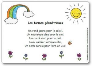 Comptine Les formes géométriques