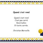 Comptine Quand c est rond c est pas carré Christian Merveille