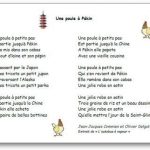Comptine Une poule à Pékin Jean Jacques Commien Jean-Jacques Commien