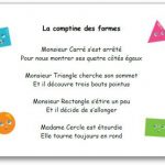 La comptine des formes