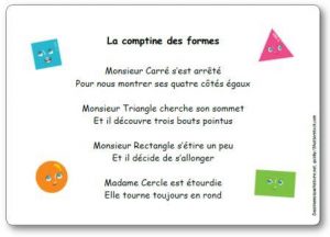 La comptine des formes