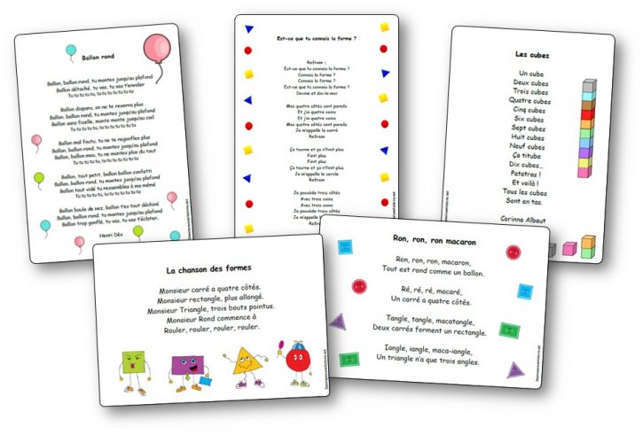 Chansons formes géométriques