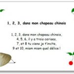 1, 2, 3 Dans mon chapeau chinois