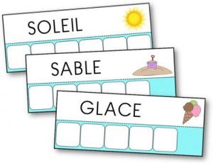 Atelier des mots de l été