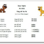 Chanson chinoise Deux tigres 两只老虎