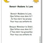 Comptine Bonsoir Madame la Lune Bonjour Monsieur le Soleil