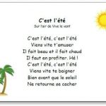 Comptine C'est l été