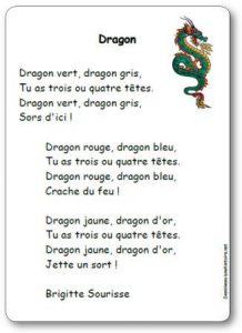 Comptine Dragon Brigitte Sourisse