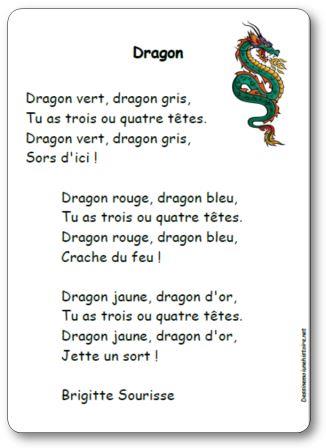 Comptine Dragon Brigitte Sourisse