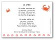 Comptine Le crabe de Corinne Albaut