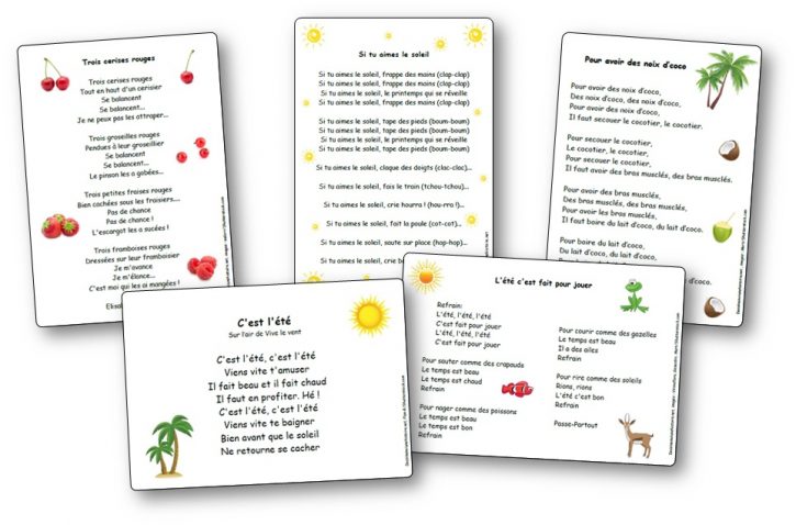 Chansons pour les vacances