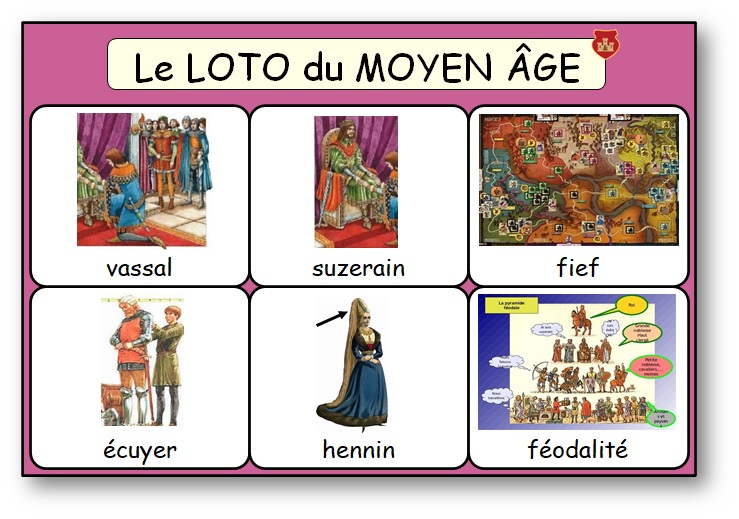 Jeu Loto Moyen-Age Cycle-3