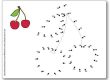 Points à relier cerises 1 à 49