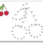 Points à relier cerises 1 à 49