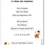 Chanson La danse des esquimaux d'Anny et Jean-Marc Versini