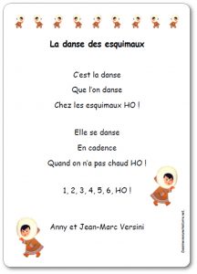 Chanson La danse des esquimaux d'Anny et Jean-Marc Versini