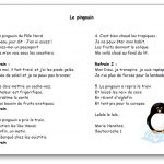 Comptine Le pingouin de Marie Henchoz