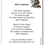 Chanson Mimo l'esquimau d'Anny et Jean-Marc Versini