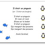 Comptine Il était un pingouin d'Annik Cardinal