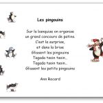 Comptine Les pingouins d'Ann Rocard